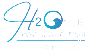 H2Oasis Pools & Spas logo – custom residential pool builder in Burnt Store Meadows, FL